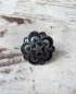 Floral Star Concho mit Loop Horse Shoe 1 1/2